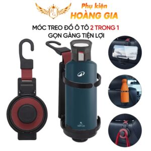 Móc Treo Đồ Ô Tô Đa Năng Gắn Tựa Đầu Ghế – Giá Đỡ Cốc Nước & Điện Thoại Xe Hơi Gập Gọn S129